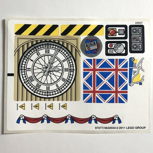 Lego sticker sheet 8639 - lego,